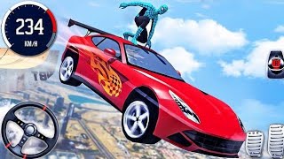 GT Car Stunt Racing Superhero  GTA - Impossible GT Car Racing Simulator Android Gameplay #7 screenshot 4