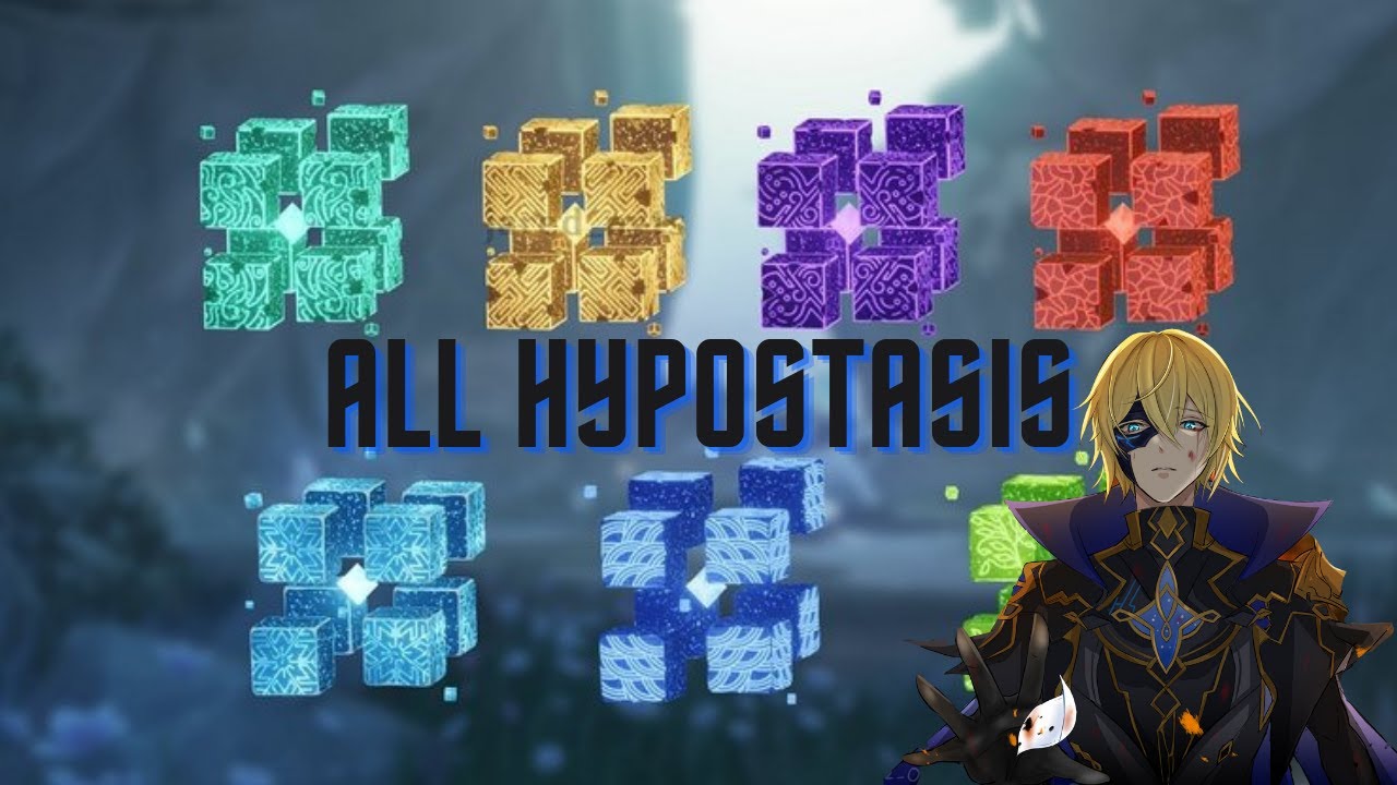 Genshin Impact All Hypostasis