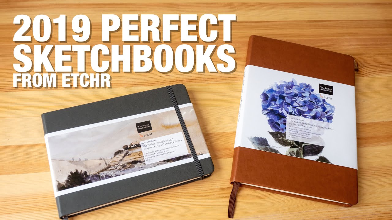 The Best Sketchbook? Etchr Sketchbook Review - 100% Cotton Watercolour  Paper 