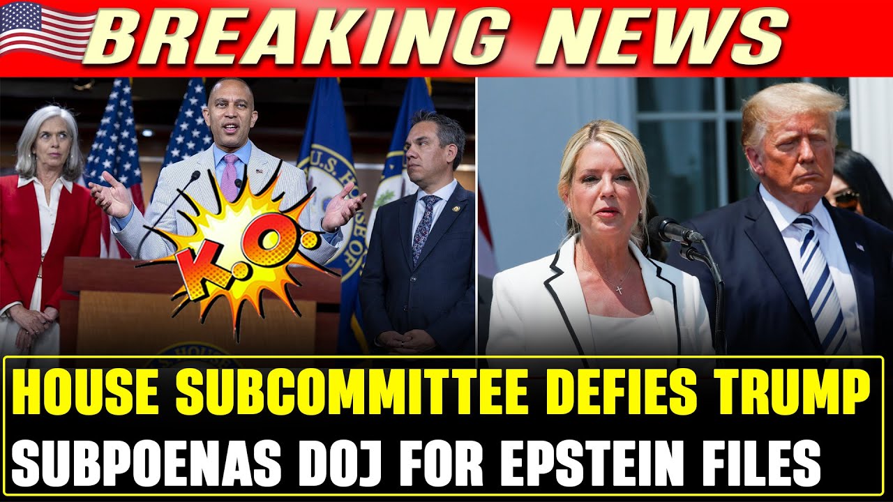 House Committee Demands Epstein Secrets — DOJ Faces Subpoena Showdown