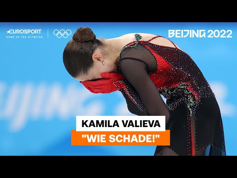 Wie schade! Kamila Valieva Stürzt in Kür | Olympische Winterspiele 2022