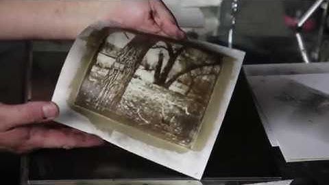 The Studio Q Show -Making A Rawlins Oil Print from a Wet Collodion Negative - Chemical Pictures 2019