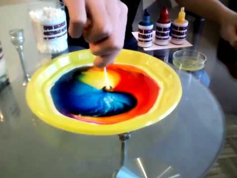 Магично млеко (Chemistry Experiment: magic milk)