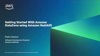 Getting Started With Amazon Datazone Using Amazon Redshift Amazon Web Services