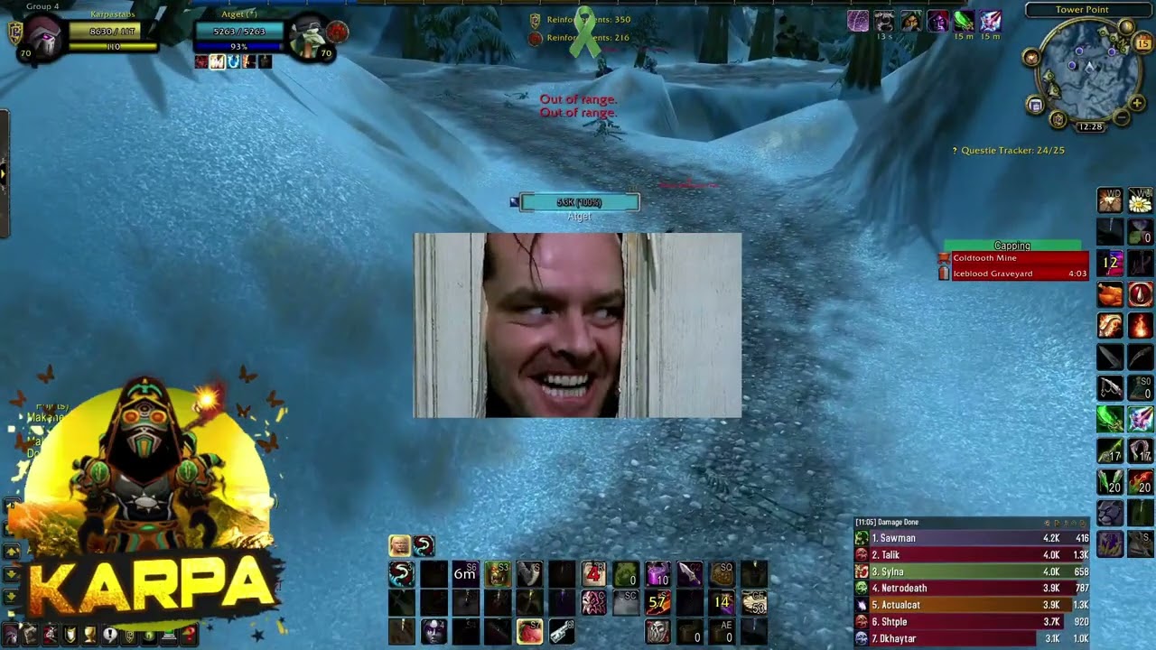 What its like to play rogue on AV wekend WOTLK