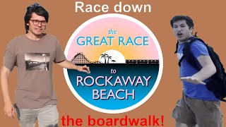 Great Race to Rockaway Beach: Footrace Down the Boardwalk (Episode 2)