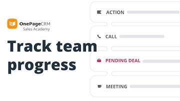 Your Team’s Progress at a Glance | CRM Tips