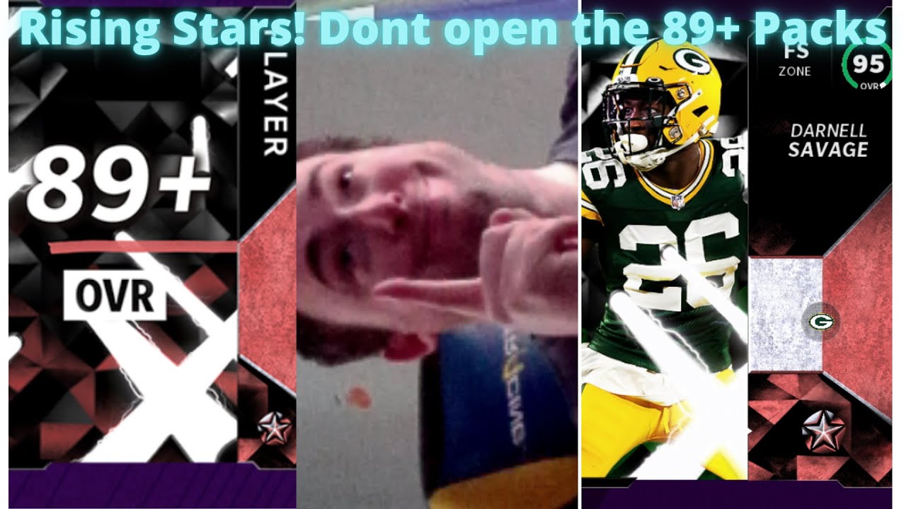 Rising Stars! Savage! Do Not Open 89+ Reroll! Madden 21 ultimate team