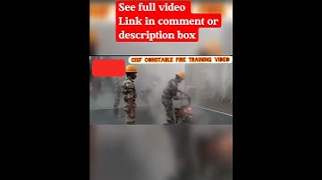 CISF Fire Constable Training Video | CISF Constable Fire Training Video #cisf #cisftraining