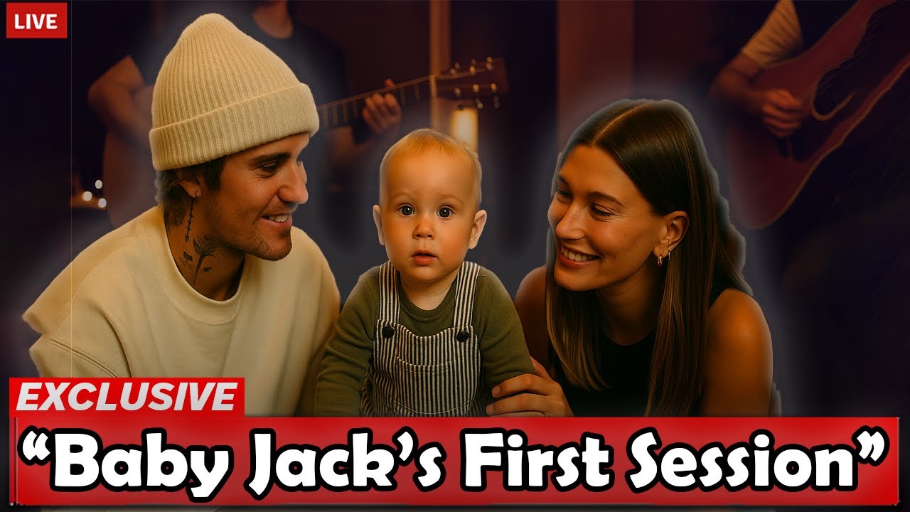Justin Bieber Brings His Baby to the Studio for the First Time!
