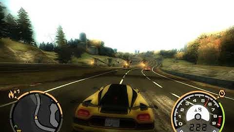 Need For Speed Most Wanted - Koenigsegg One:1 Speed Test