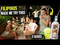 FOREIGNER tries FILIPINO DRINK that tastes like FIRE!