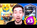 TOP 50 DER WELT im 3x ELIXIER TURNIER? 🏆 Bestes MEGARITTER Deck in Clash Royale!