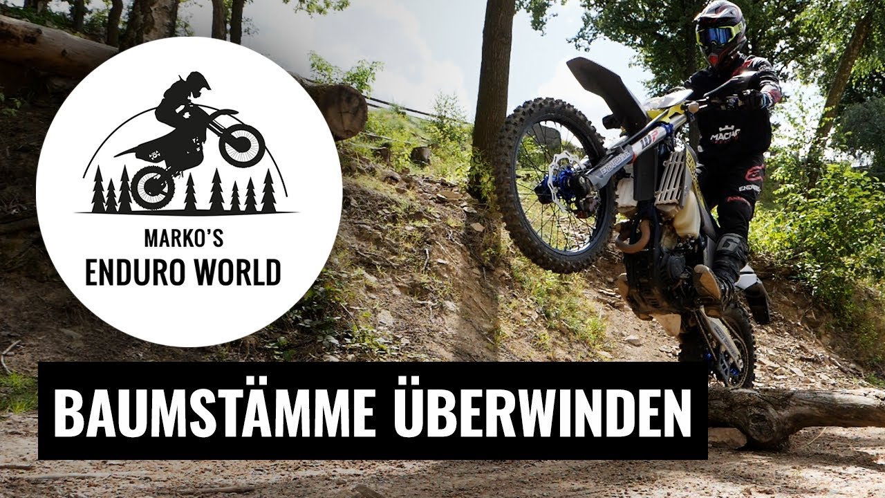 EINFACH mit dem MTB/E-MTB Hindernisse überwinden | MTB Fahrtechnik Hindernis Training: Baumstämme