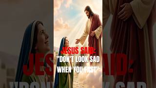 Why Did Jesus Say, “Do Not Look Sad When You Fast”? | Matthew 6:16-18 #God #Jesus #Shorts #viral
