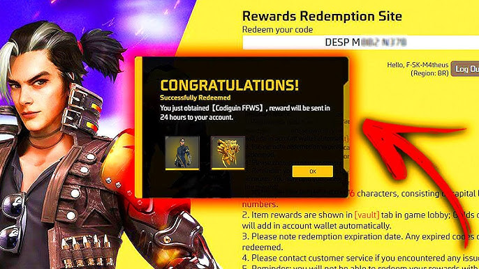 CODIGUIN FF 2023: código Free Fire x Infinix no Rewards; saiba tudo! - Free  Fire Club