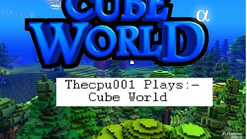 TheCPU001 Plays Cube World Ep 9 - Catacombs of Ankor