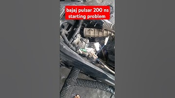 bajaj pulsar 200 ns starting problem #automobile #bajajpulsar #bikerepairingcentrenepal