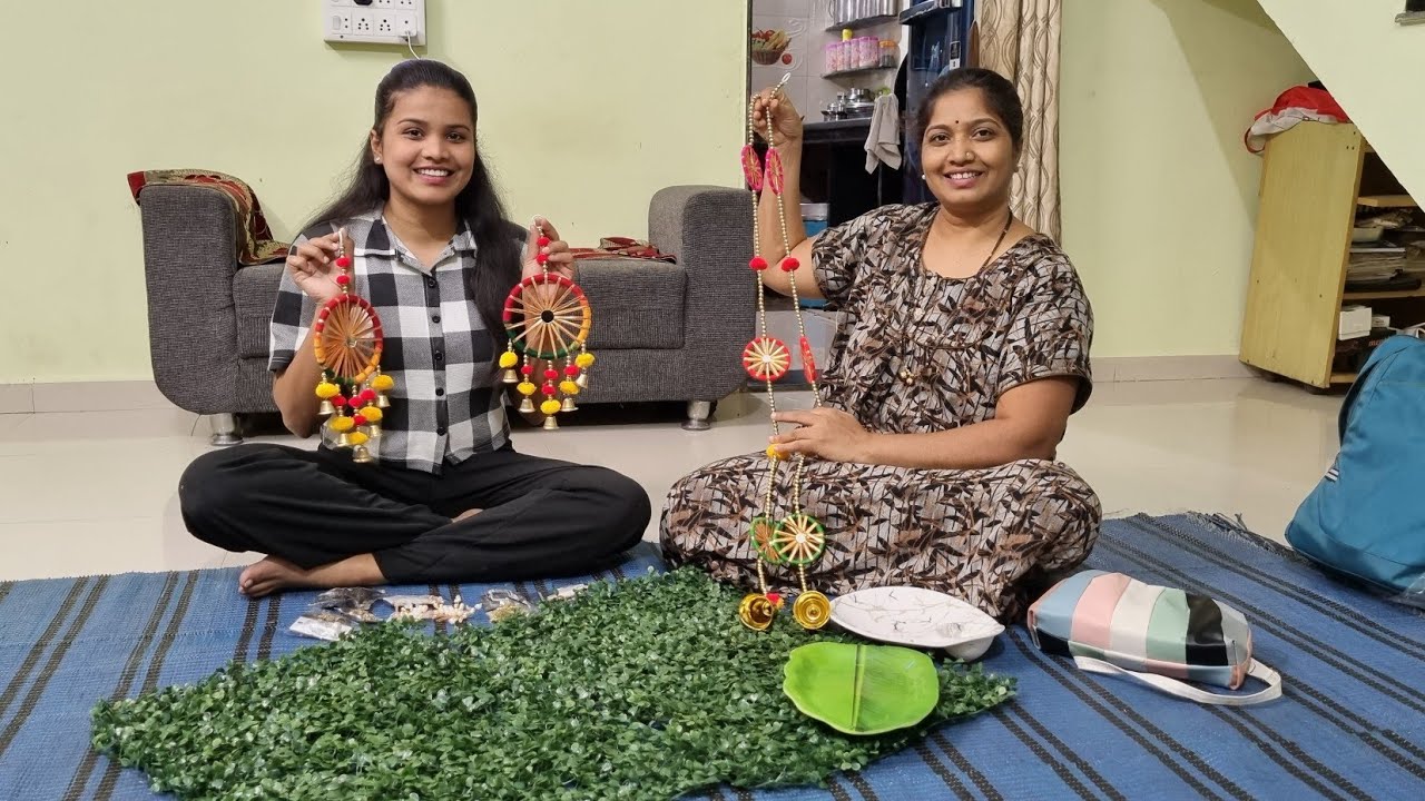 बाप्पाच्या सजावटीची तयारी सुरू..🤩 पुजाने केली खूप मस्त shopping..💁