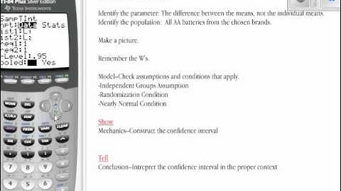Two Sample T-interval pt 2