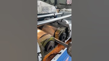 2-roller thread rolling machine with customized  reticulated thread#threading #threads
