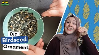 Bird Seed Ornament | Noor Kids Crafters | DIY for Muslim Kids