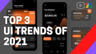 Top 3 UI Design Trends of 2021 | UI | Web Design Inspiration | KeenEye