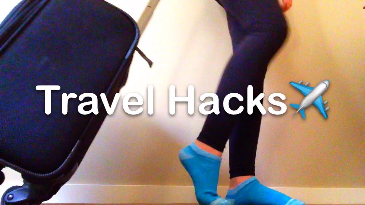 Travel Life Hacks! Packing Hacks, Airport Hacks , Airplane Hacks - YouTube