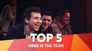 TOP 5 DROPS 😱 Grand Beatbox Battle Tag Team 2018 chords