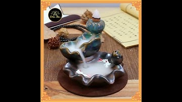 Thác khói trầm hương bằng gốm