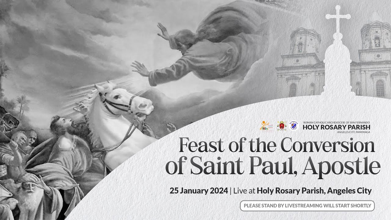Feast of the Conversion of Saint Paul, Apostle | 25 January 2024 - YouTube