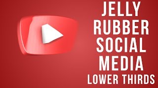 3D | Jelly | Rubber | Social Media Lower Thirds Bundle screenshot 5