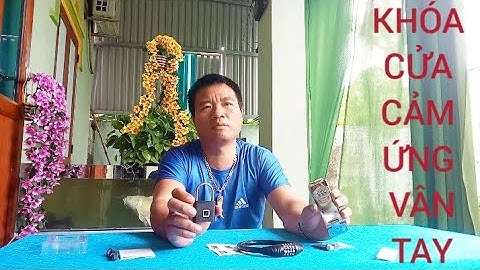 BỘ KHÓA CỬA CHỐNG TRỘM CẮP CẢM ỨNG VÂN TAY KHÓA SỐ THÔNG MINH AN TOÀN 