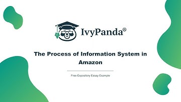 The Process of Information System in Amazon | Free Expository Essay Example