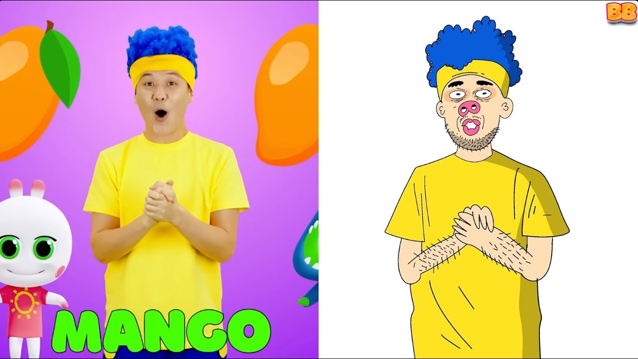 Spider Robot Clap Clap for Every Syllable Learning Fruits  Billions Draw me Remix