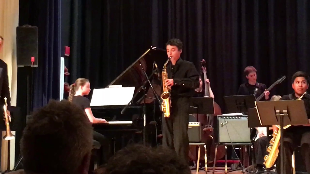 Seamus sax solo with Doug Olsen