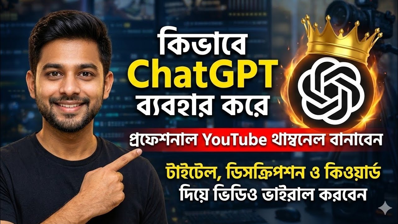 ChatGPT দিয়ে প্রফেশনাল YouTube Thumbnail বানানো শিখুন | ভিডিও ভাইরাল করার টিপস