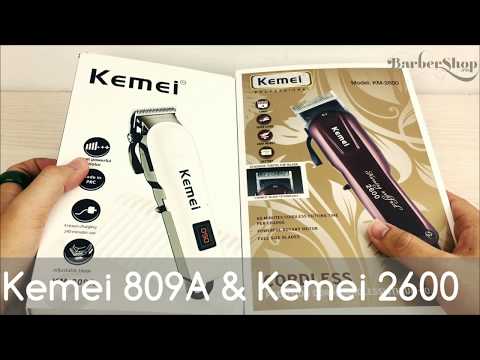 Giới Thiệu Kemei 809A và Kemei 2600