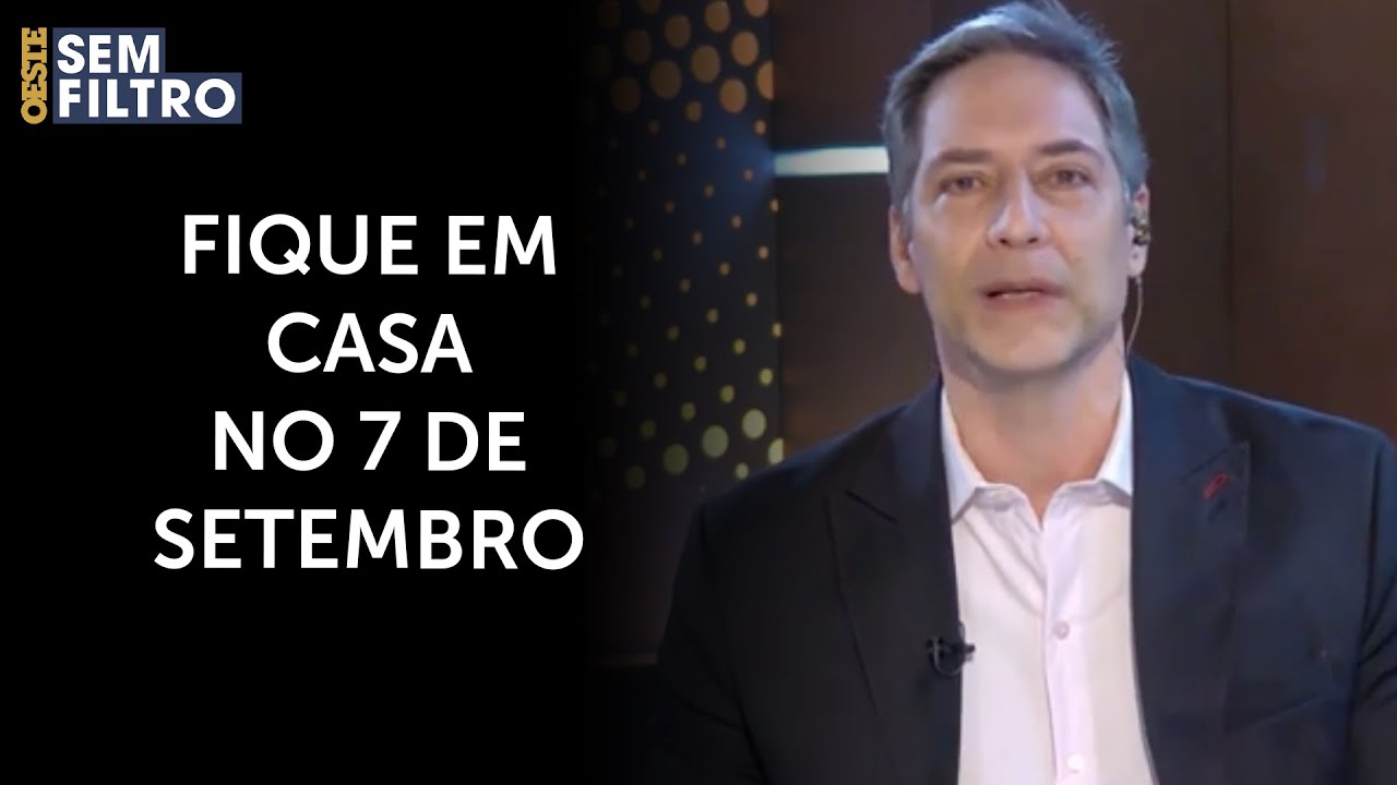 Lacombe: ‘Ficar em casa no 7 de Setembro já é uma forma de protesto’ | #osf