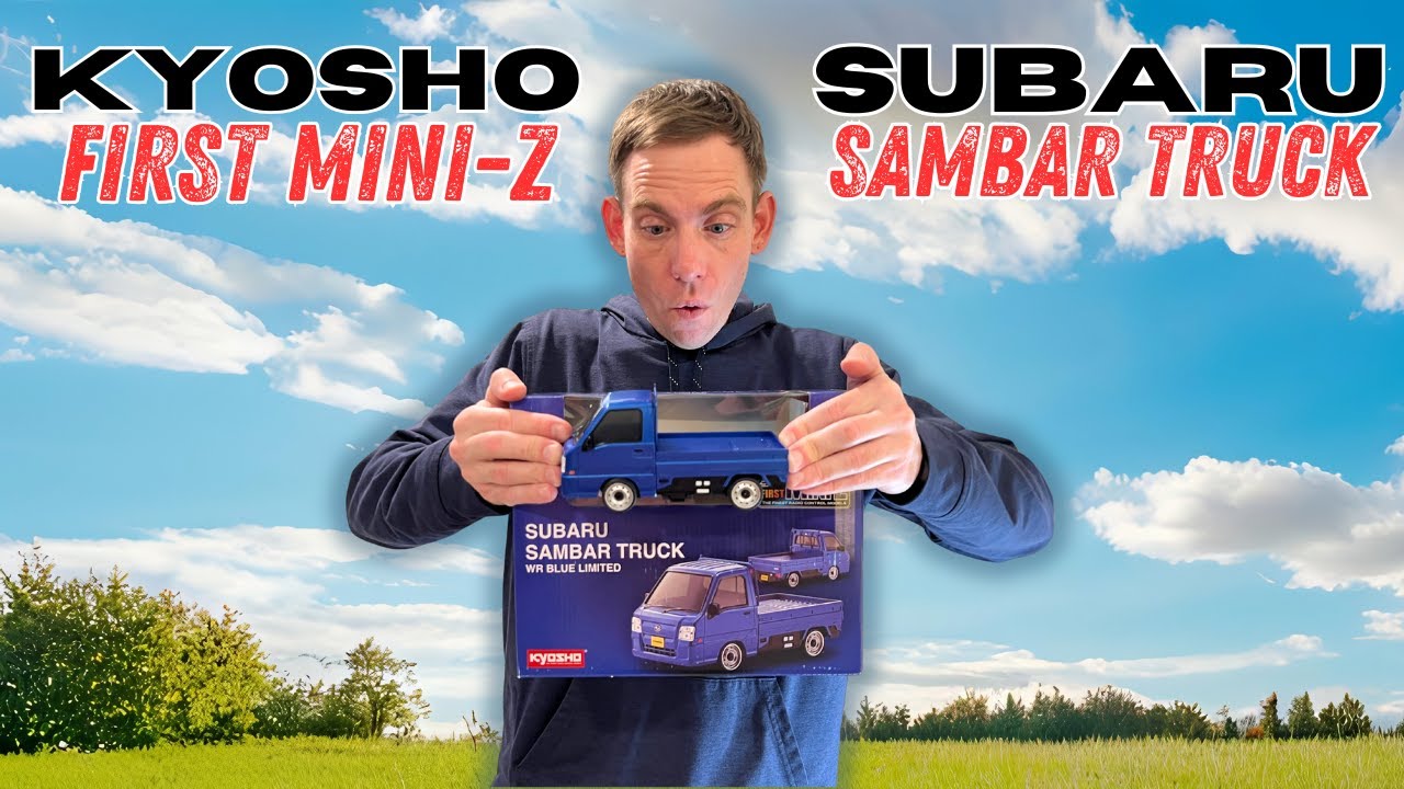 Is The Kyosho First Mini-Z Subaru Sambar Kei Truck an Epic First RC Toy?