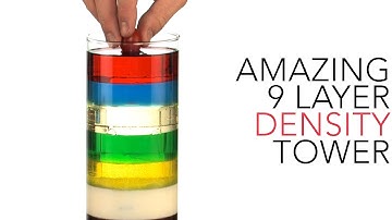 Amazing 9 Layer Density Tower - Sick Science! #012