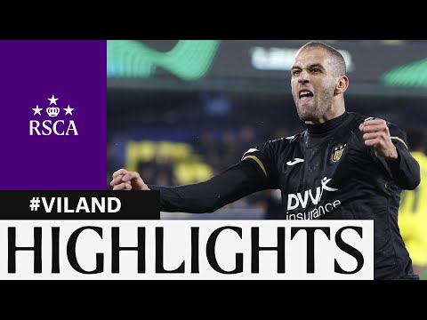 Villarreal Anderlecht Goals And Highlights