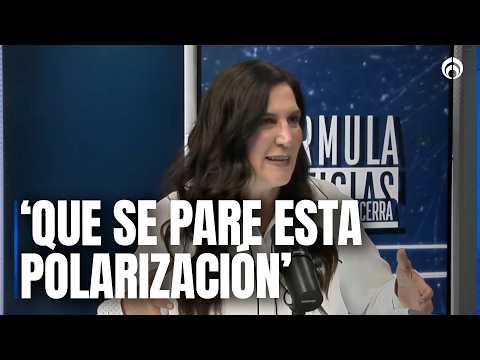 Kenia López Rabadán calls for an end to polarization and violence in Mexico