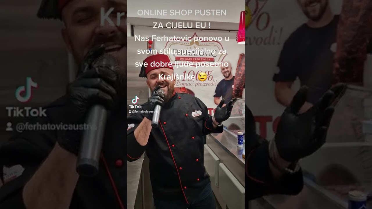 Ferhatovic ponovo u svom stilu 😀         Ovaj put pjesme o Krajini