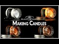 Candle making tutorial for beginners  how to make candles at home  kitchen candle making