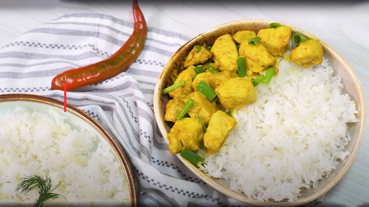 Indian Chicken Curry Recipe With Basmati Rice YouTube