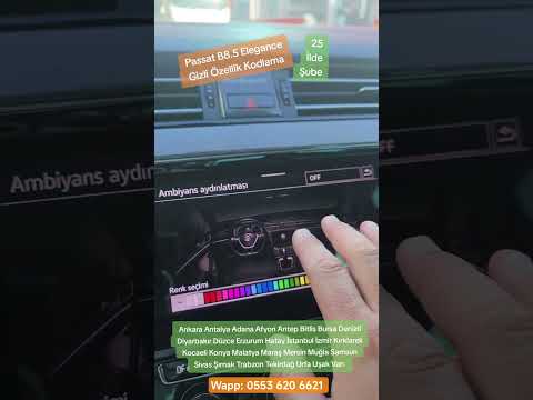 Passat Elegance Gizli Özellik Kodlama 25 İlde Şube #passat #passatb8 #volkswagen