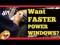 HOW TO Make Your Power Windows Move UP & Down Faster...U WON