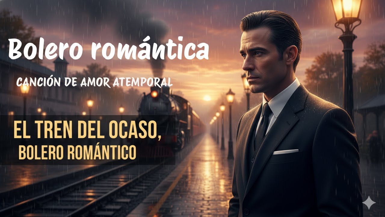 El Tren del Ocaso, - Bolero Romántico para Hombre |#amor #musica #bolero