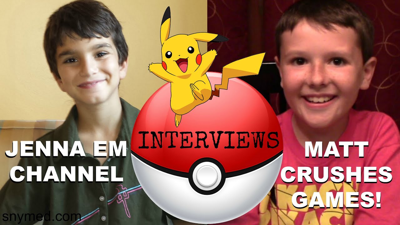 Jenna Em Pokemon Channel Interviews Matt Crushes Games!